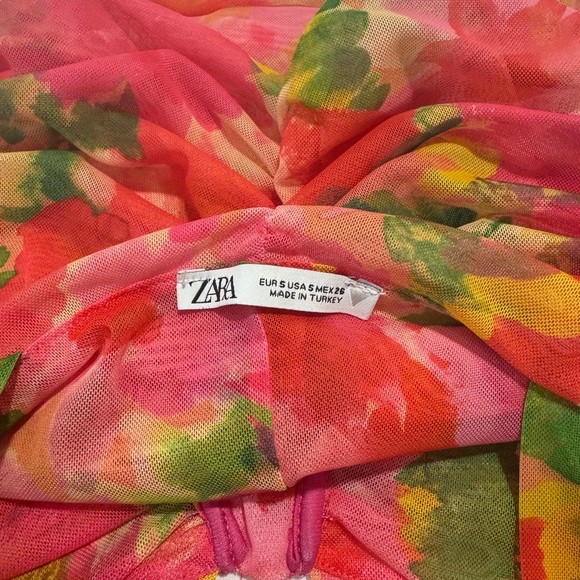 Zara Floral crop top - Picture 4 of 4